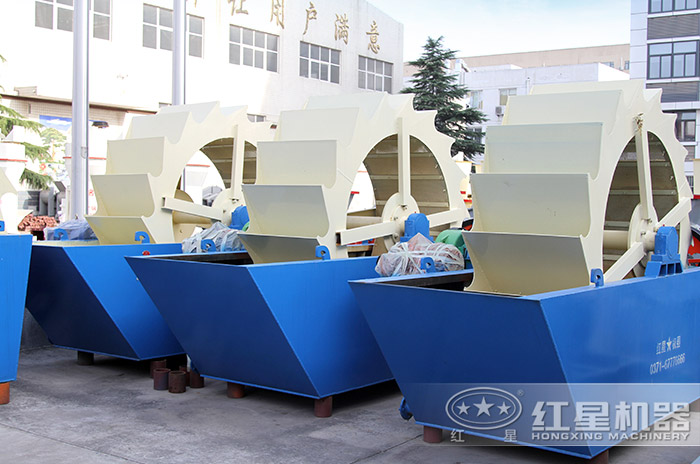 單輪式洗砂機設備 單輪式洗砂機設備