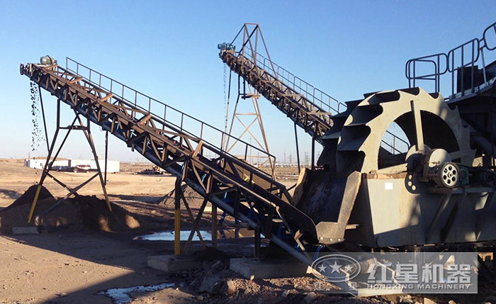 水洗沙設備作業現場展示