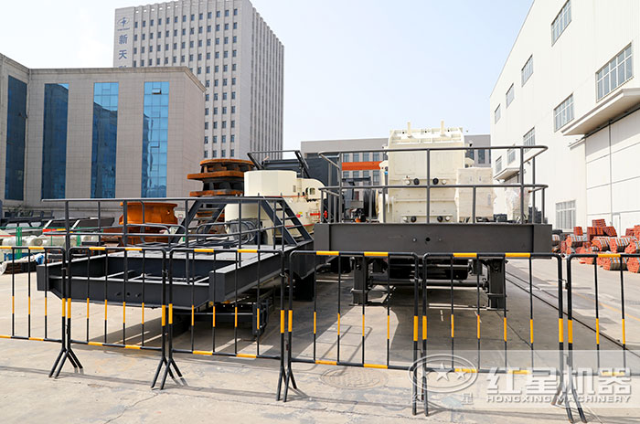 一小時150噸移動制砂機廠區圖