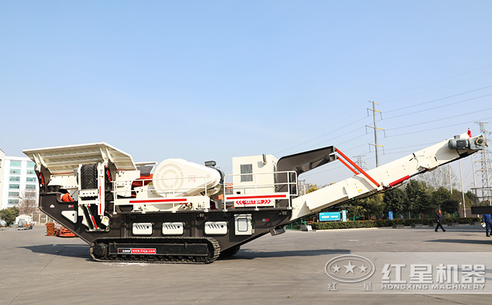 履帶式破碎機設備智能操作,自行驅動行走 履帶式破碎機設備智能操作,自行驅動行走