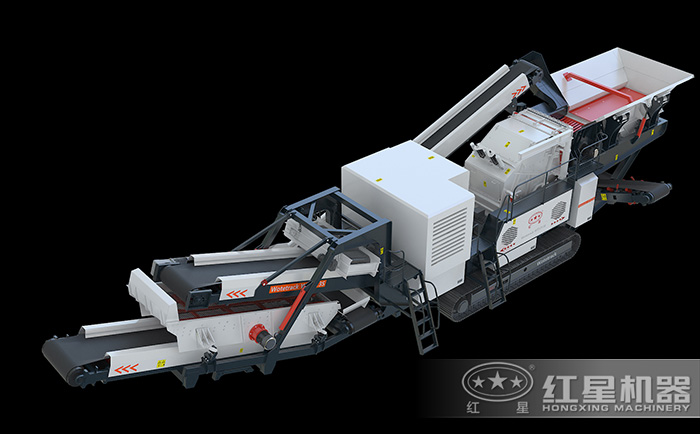 反擊式履帶破碎機設備3D展示圖 反擊式履帶破碎機設備3D展示圖
