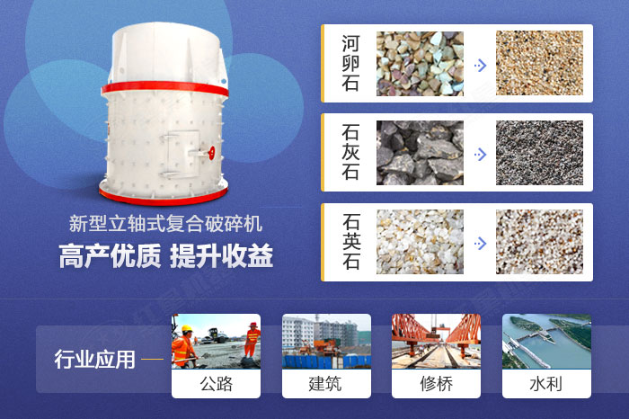 復合式破碎機應用范圍