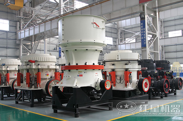 不用類(lèi)型的青石圓錐破碎機(jī)生產(chǎn)車(chē)間