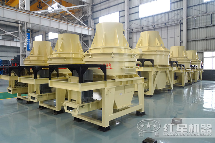 紅星實力粉砂機廠家生產車間