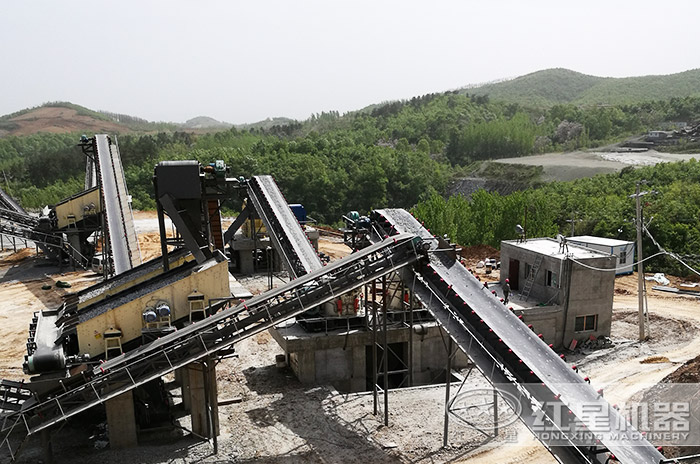 整套制砂加工現場
