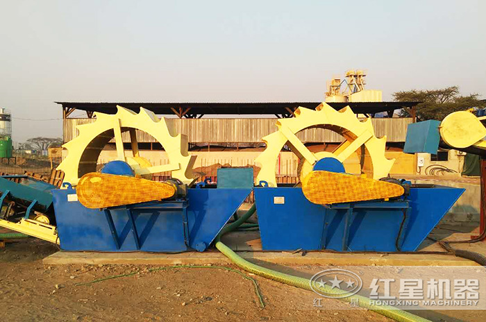 洗沙加工現場 洗沙加工現場