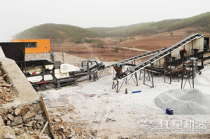 移動破碎設備作業現場展示 移動破碎設備作業現場展示