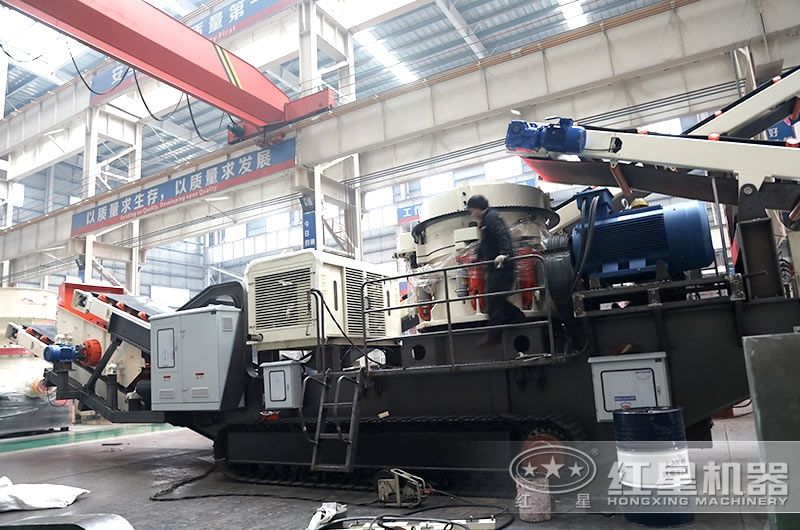 紅星移動式制設設備,車間安裝現場 紅星移動式制設設備,車間安裝現場