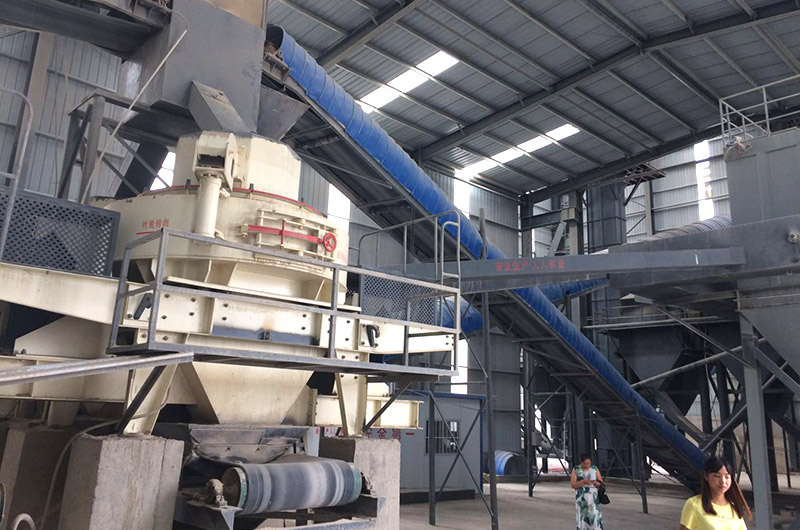  VSI破碎制砂機生產現場