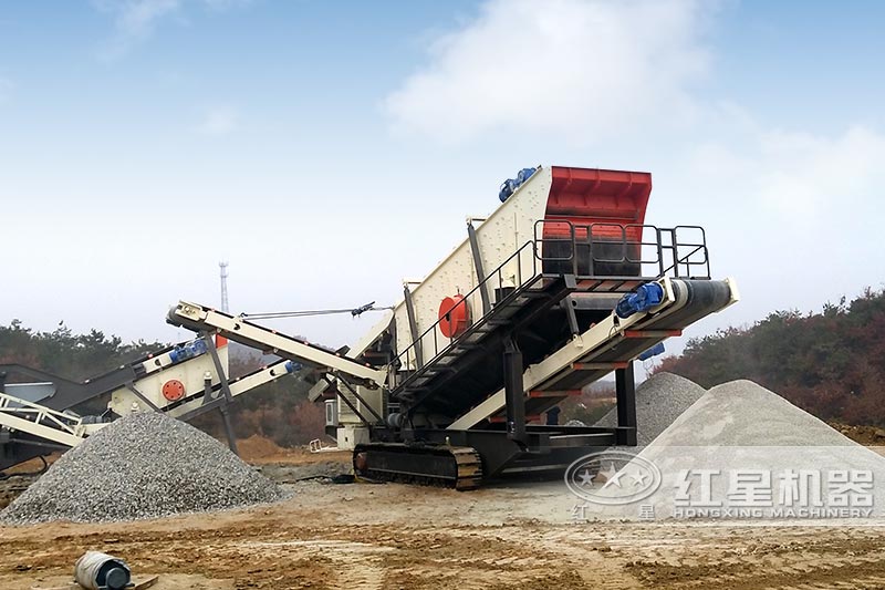 移動式制砂生產現場