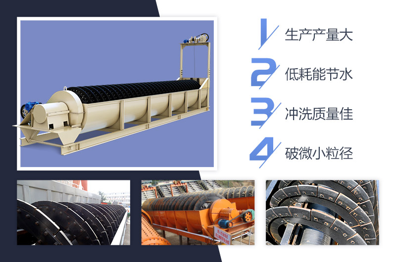 螺旋洗沙機優勢 螺旋洗沙機優勢
