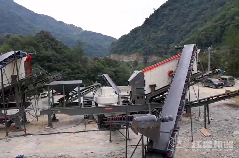 移動制砂機一體機現場實拍