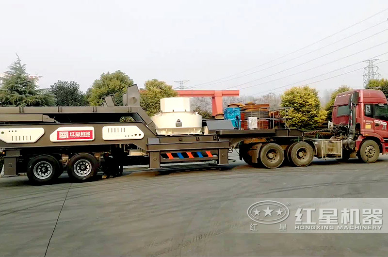 時產100噸移動制砂機一體機發貨