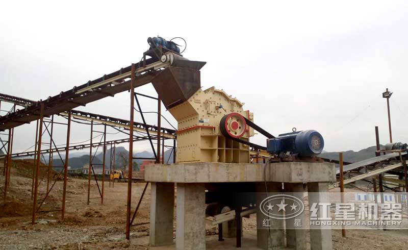 細碎制砂機現場