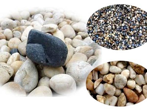 河卵石破碎前后對比 河卵石破碎前后對比