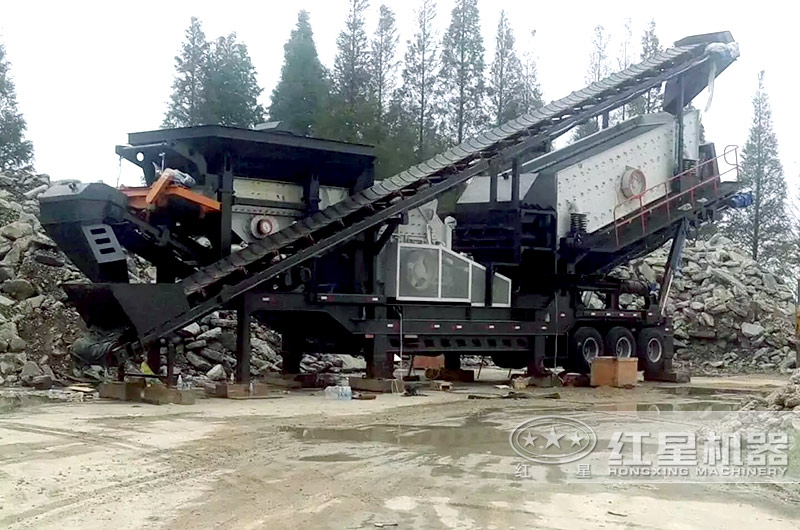移動水泥破碎站處理現場實拍