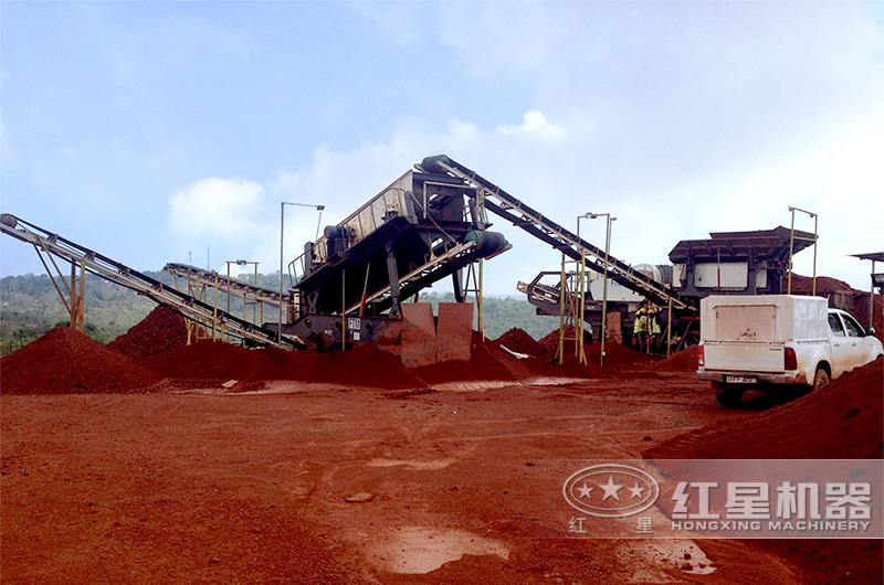 紅星移動破碎站現場