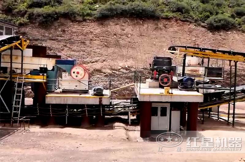 用市電的機制砂生產線現場比較節省 用市電的機制砂生產線現場比較節省