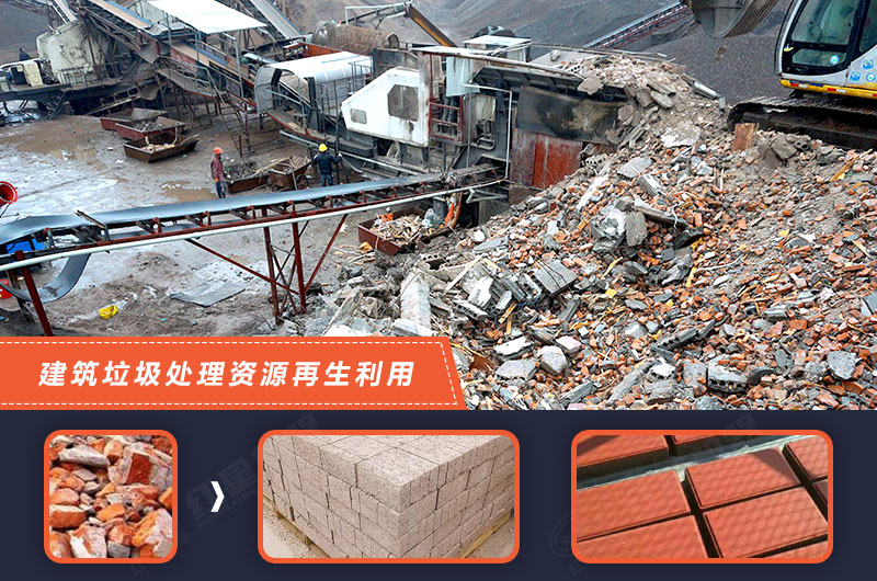 可移動(dòng)式破碎設(shè)備讓建筑廢棄物再生利用 可移動(dòng)式破碎設(shè)備讓建筑廢棄物再生利用