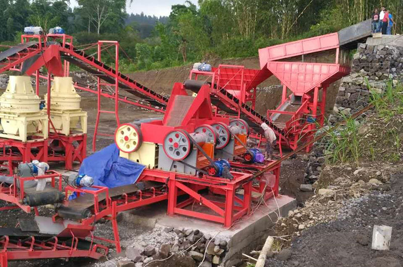 河南沖擊式破碎機生產廠家為用戶配置的生產線