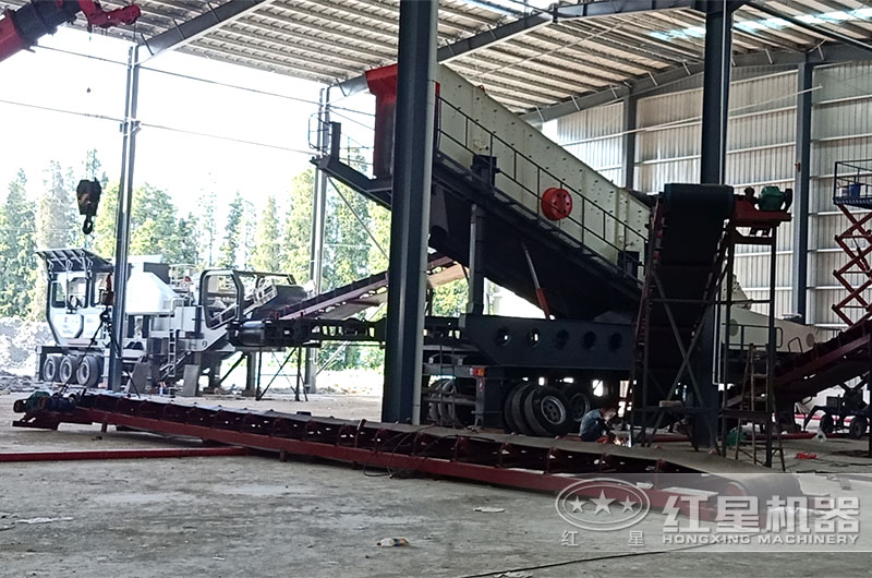 二合一移動石頭粉碎機