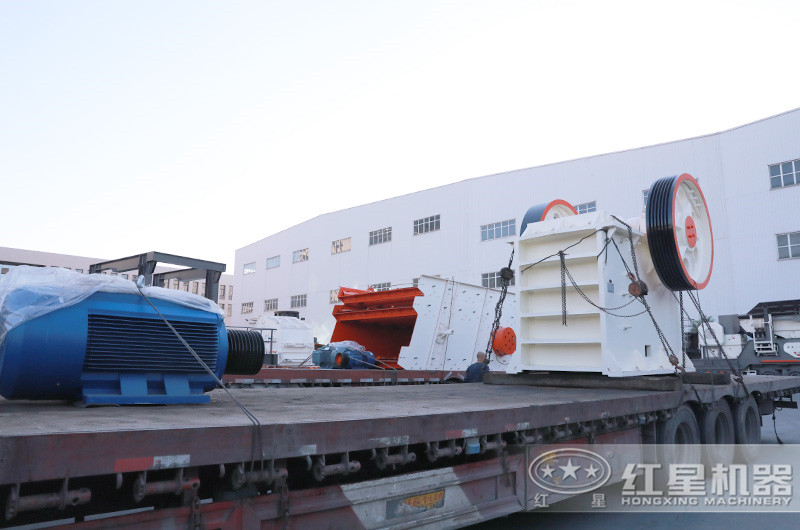 碎石機準備發往廣西小型碎石廠