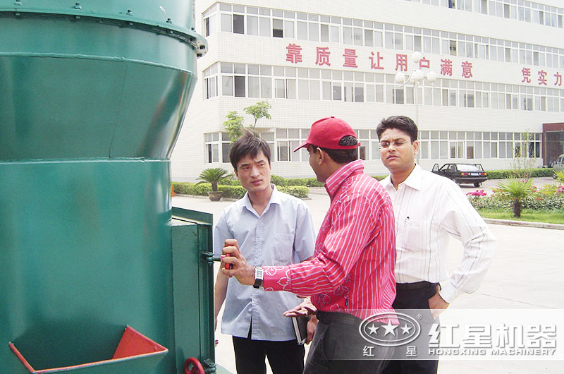 客戶到紅星參觀設備