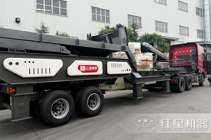 破碎鵝卵石的移動(dòng)制沙機(jī)設(shè)備